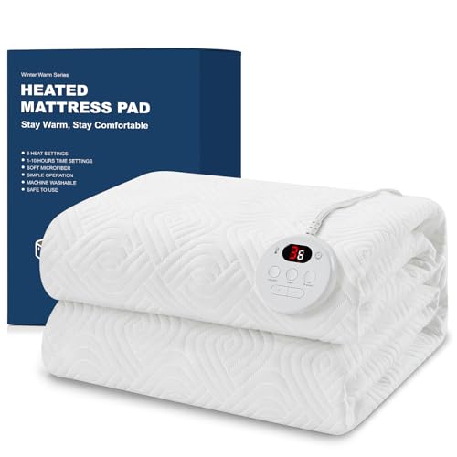 Heated Mattress Pad Twin Electric with Auto Shut Off