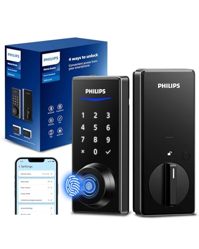 Philips Keyless Entry Smart Door Lock with Deadbolt and App Control