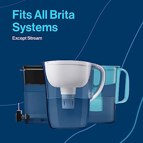 Brita XL Water Filter Dispenser for Tap and Drinking Water with 2 Elite Filters, Reduces 99% Of Lead, Lasts 6 Months Each, 27-Cup Capacity, BPA Free, Black