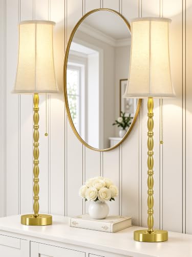 2 Pack 28-Inch Buffet Table Lamps