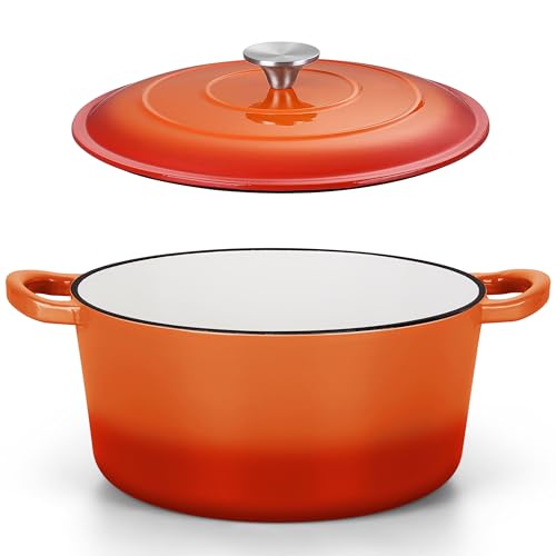 6 Quart Cast Iron Dutch Oven with Lid