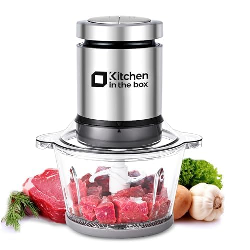 Mini Food Processor & Meat Grinder, 3-Cup Bowl
