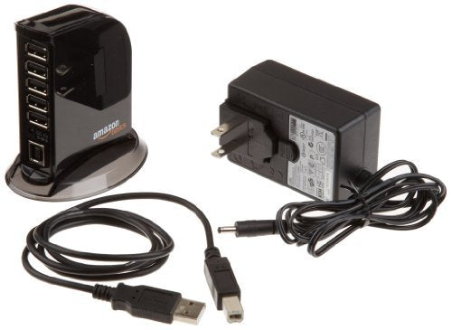 7-Port USB 2.0 Hub with Power Adapter