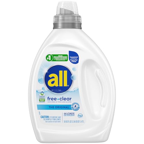 50oz all Free Clear Hypoallergenic Laundry Detergent