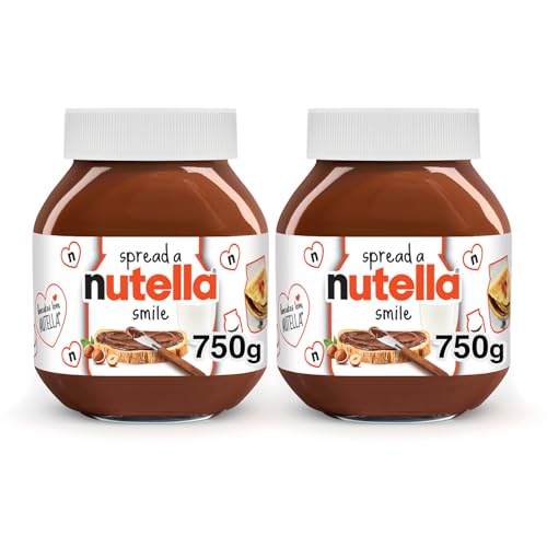 2 Pack Nutella Hazelnut Cocoa Spread 26.5 oz Jars