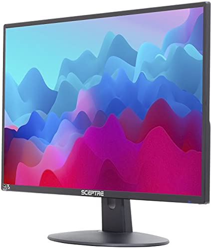 Sceptre 20" 1600x900 75Hz Ultra Thin LED Monitor 2x HDMI VGA Built-in Speakers, Machine Black Wide Viewing Angle 170° (Horizontal) / 160° (Vertical)
