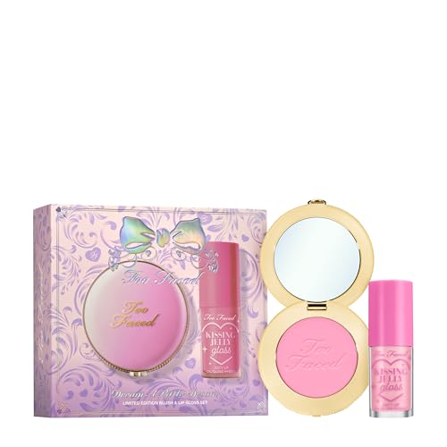 Too Faced Blush and Lip Oil Gift Set