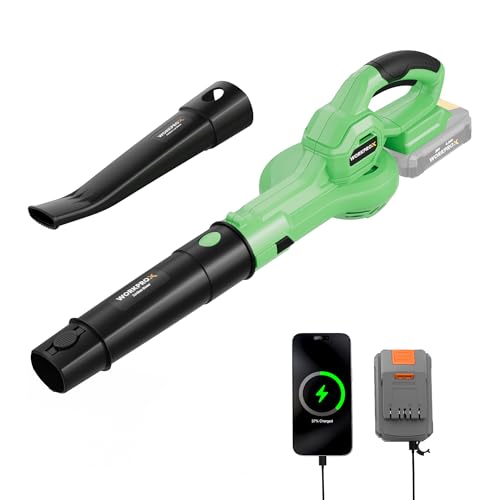 WORKPRO 20V Cordless Leaf Blower with Battery