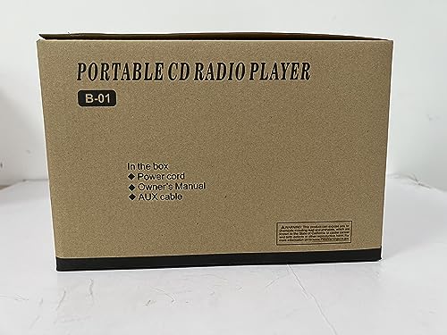 Gueray Portable CD Player Boombox with Bluetooth