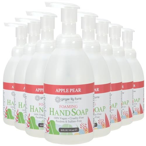 8 Pack Foaming Hand Soap Refill Apple Pear