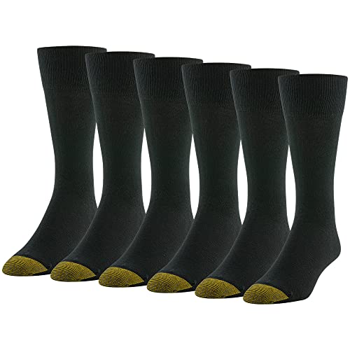 6 Pack GOLDTOE Cambridge Crew Socks