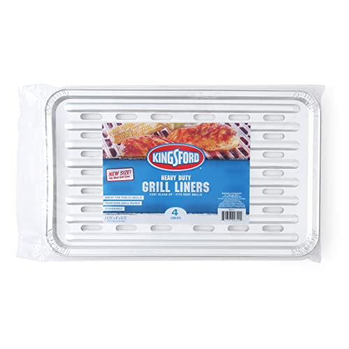 4 Count Kingsford Heavy Duty Grill Foil Liners