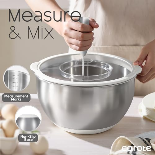 12-Piece CAROTE Mixing Bowls Set with Lids