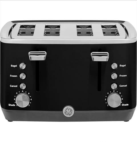 GE 4 Slice Toaster with Extra Wide Slots