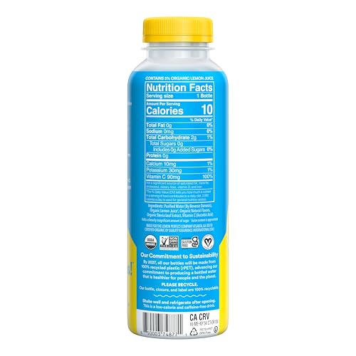 12-Pack Lemon Perfect Organic Lemon Water Drinks