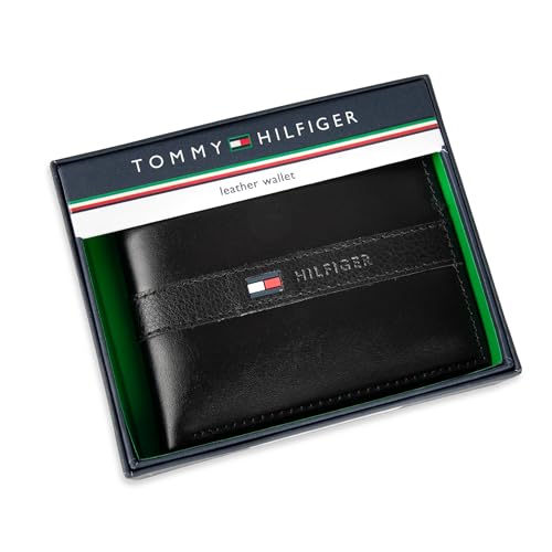 Tommy Hilfiger Slim Bifold Leather Wallet with ID