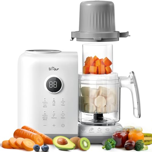 Bear Baby Food Steamer and Blender 18.5oz