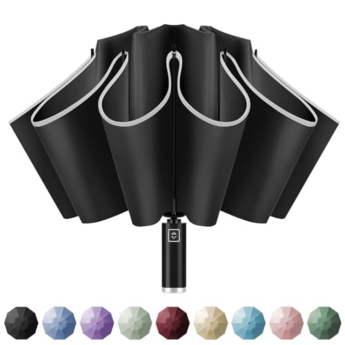 Yoobure Inverted Windproof Compact Travel Umbrella
