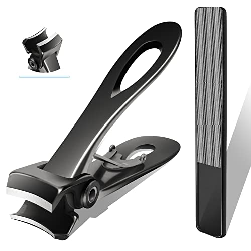2 Piece Thick Toenail Clippers Wide Jaw Set