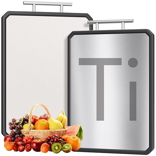 Titanium Double-Sided Dishwasher Safe Cutting Board