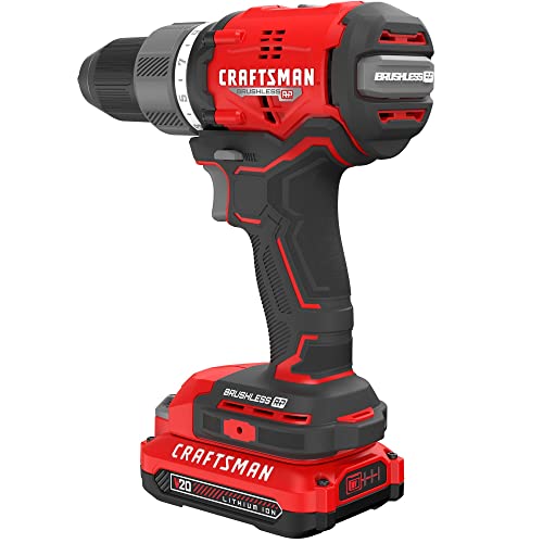 CRAFTSMAN 20V Brushless Cordless Drill Driver Kit