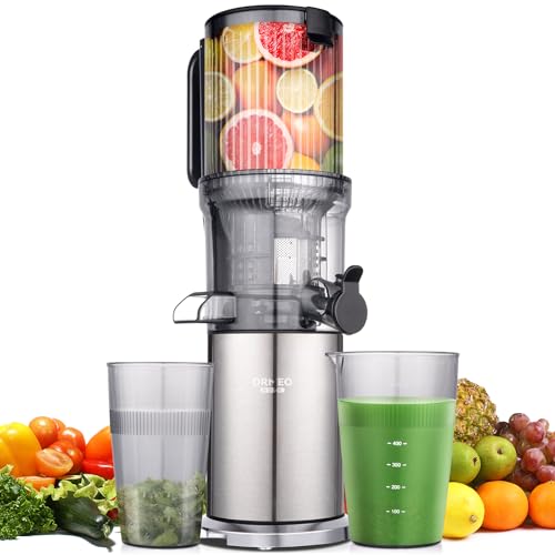 Cold Press Masticating Juicer Machine with Large Chute