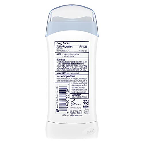 6 Pack Dove Antiperspirant Deodorant, Powder