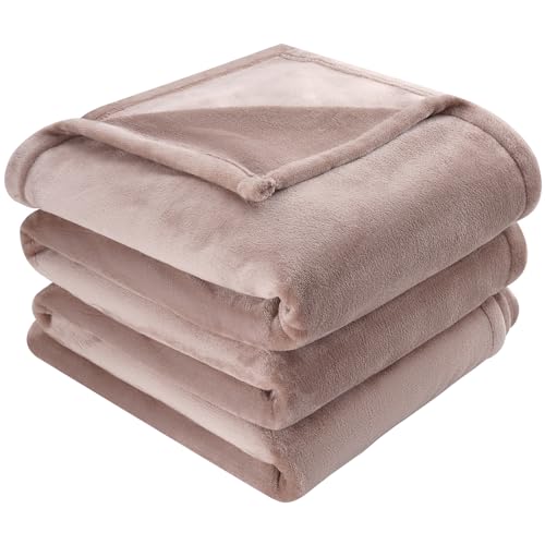 VEVOR Heated Blanket Electric Throw, 84" x 90" Queen Size, Soft Flannel Heating Blanket with 10 Hours Timer Auto-off & 5 Heating Levels, Dual Control, Machine Washable, ETL & FCC Certification (Beige)