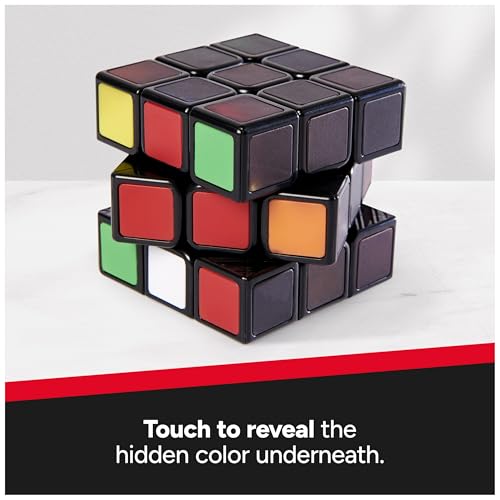 Rubik’s Phantom, 3x3 Cube Advanced Technology Difficult 3D Puzzle Travel Game Stress Relief Fidget Toy Activity Cube for Adults & Kids Ages 8+