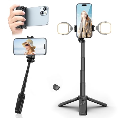 3-in-1 Mini Phone Tripod Selfie Stick with Remote