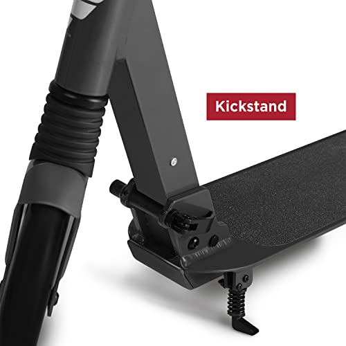Flyer Kickstart Max, Kick Scooter, Adjustable Handlebars & Foldable, Black Scooter 8+ Years, and up to 220 lbs
