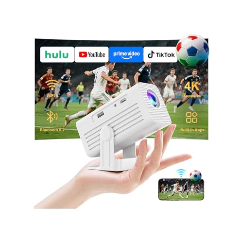 4K WiFi Bluetooth Mini Smart Projector