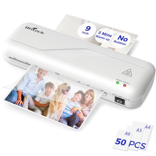 50 Pack OFITECH 9 Inch Thermal Laminator Machine