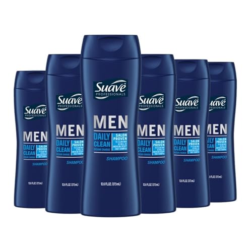 6 Pack Suave Men 2 in 1 Shampoo Conditioner