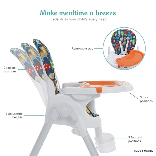 Portable Baby High Chair with Adjustable Height