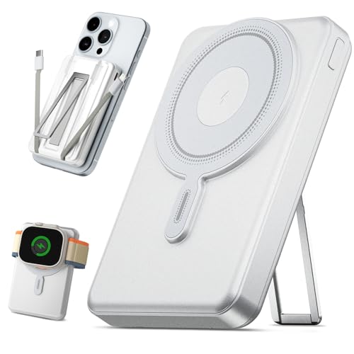 10000mAh Magnetic Wireless Power Bank with Stand