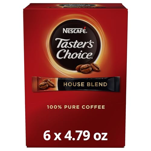 6 Box Nescafe Taster's Choice House Blend Packets