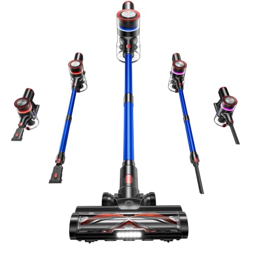 Cordless 550W Stick Vacuum Cleaner with LED Display