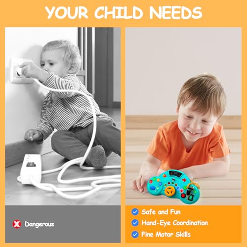 Montessori Busy Board for Toddlers with Lights