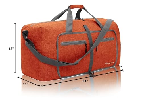 65L Travel Duffle Bag with Shoe Compartment