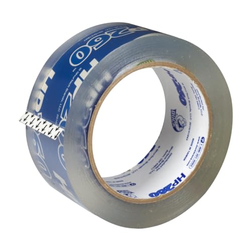 Duck Brand HP260 High Performance 3.1 Mil Packaging Tape, 1.88-Inch x 60 Yard Roll, Crystal Clear, 6 Rolls