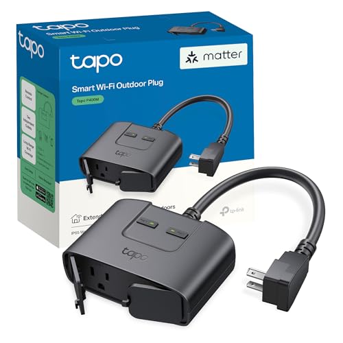 Tapo Matter Outdoor Smart Plug with 2 Outlets