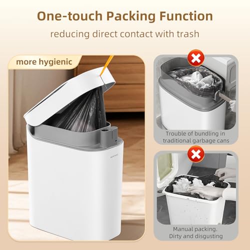 Motion Sensor Trash Can 3.5 Gallon by MOPALL