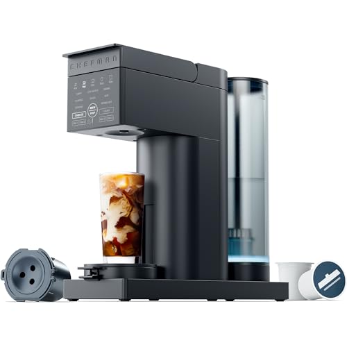 Chefman Single Serve Coffee Maker with Iced Coffee Function
