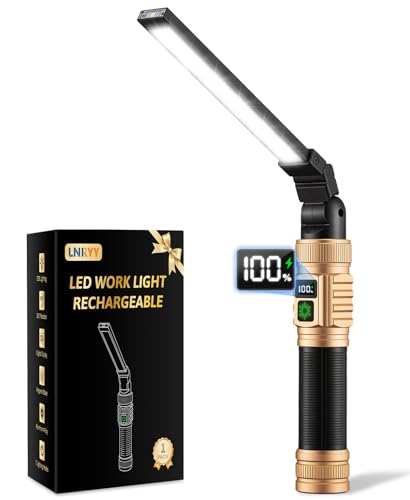 Rechargeable Magnetic LED Work Light Flashlight