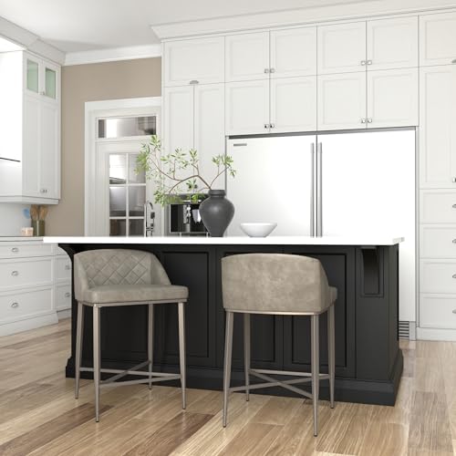 Hillsdale Gray Counter Height Stool Set of 2
