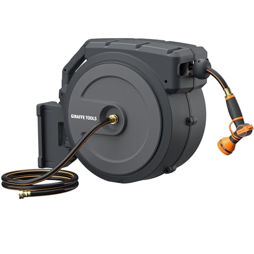 Retractable 5/8-Inch 90FT Garden Hose Reel