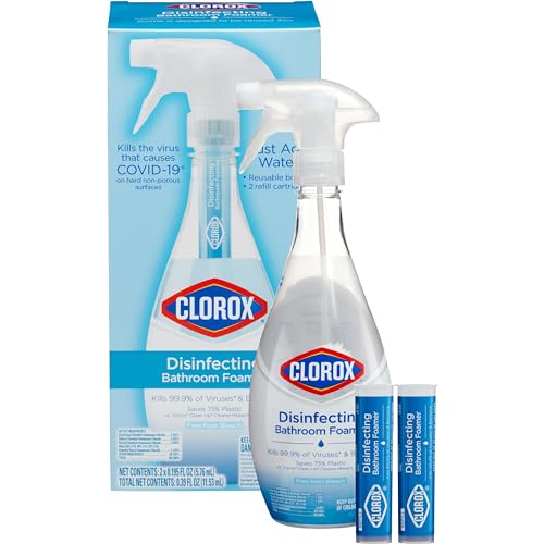 Clorox Bathroom Foamer Kit with 2 Refills