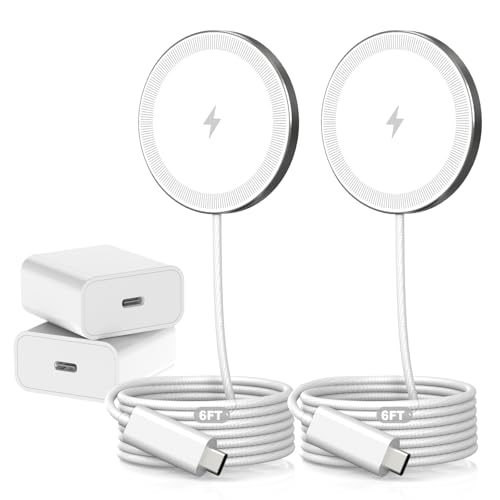 2 Pack Magnetic 15W Wireless Charging Pad