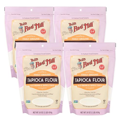 4 Pack Bob's Red Mill Tapioca Flour 16oz